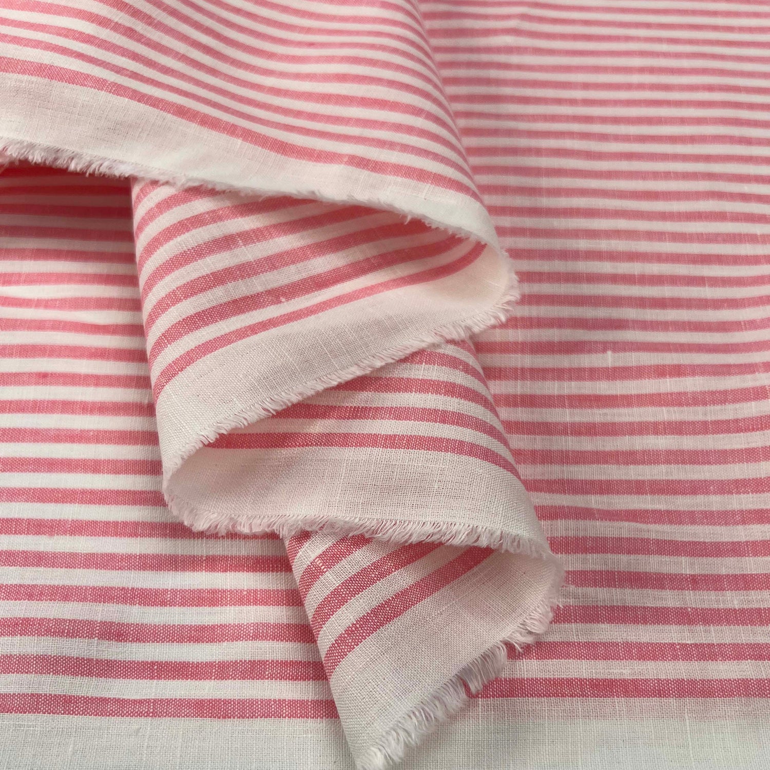 Summer Linen - Pink Stripe
