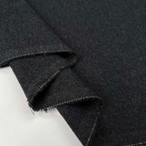 Wool & Polyester Mix Grey Marl Suiting Fabric Survival Instincts Fold
