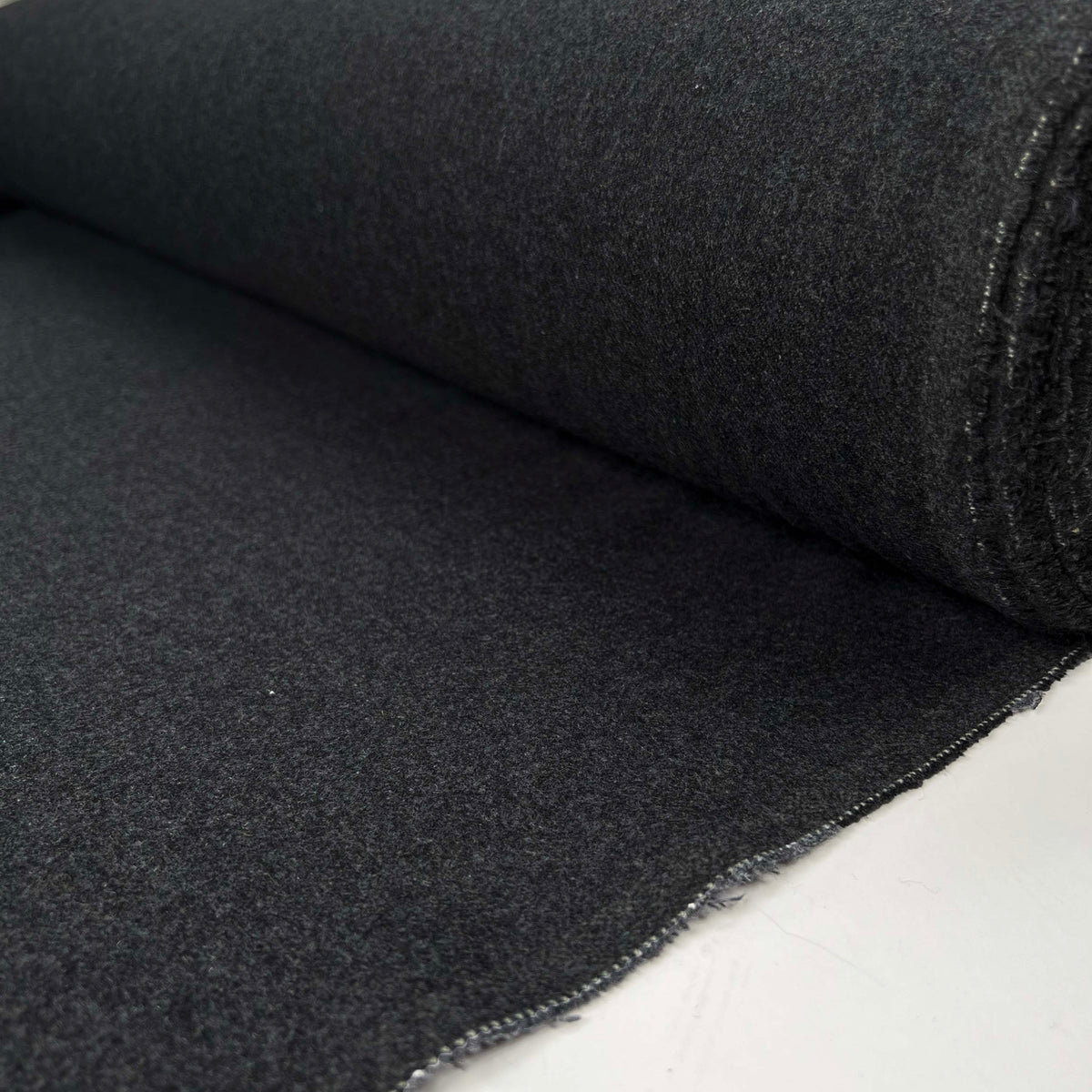 Wool & Polyester Mix Grey Marl Suiting Fabric Survival Instincts Roll