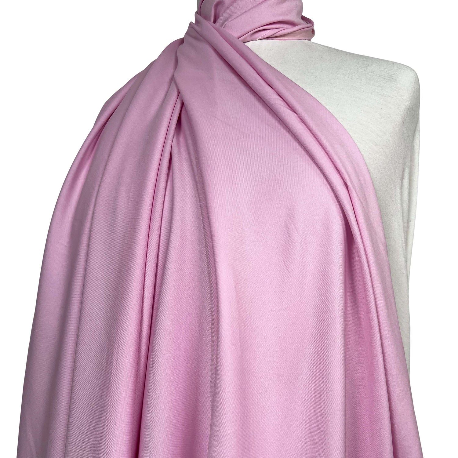Sweet Like Candy Pink Cotton Plain Italian Shirting Fabric Mannequin