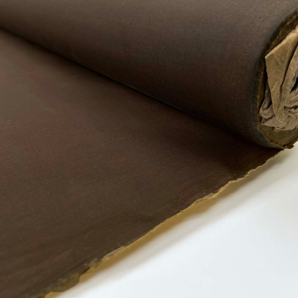 Sylkoil Cotton 6oz Dark Brown Water Resistant Coating Fabric Roll