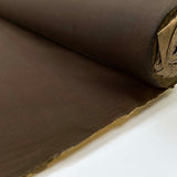 Sylkoil Cotton 6oz Dark Brown Water Resistant Coating Fabric Roll