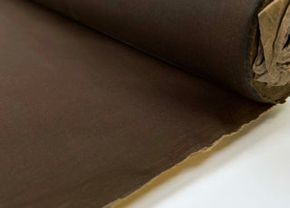 Sylkoil Cotton 6oz Dark Brown Water Resistant Coating Fabric Roll