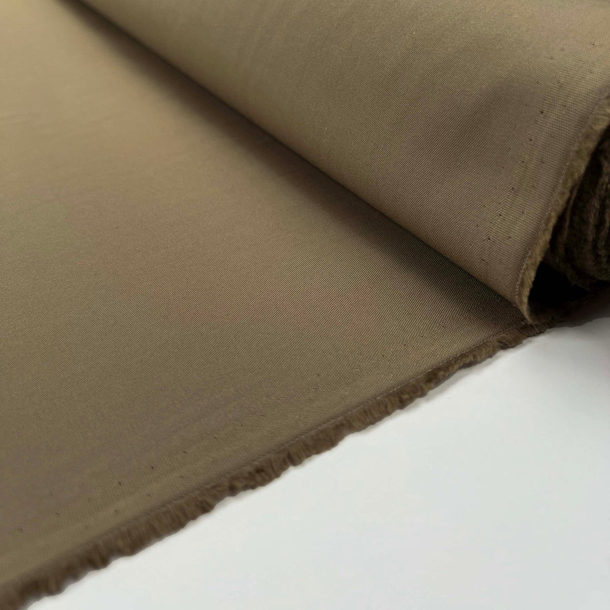 Pale Beige Italian Ex-Designer Cotton Chino Fabric Takes the Biscuit Roll