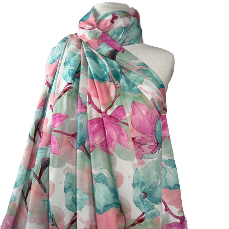 Tencel - Floral Watercolour