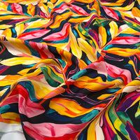 Tencel Linen - Tropical Brushstrokes