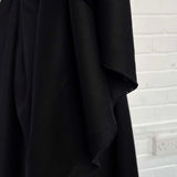 Tencel Tilliti Black Twill 250gsm Suiting Fabric Hang
