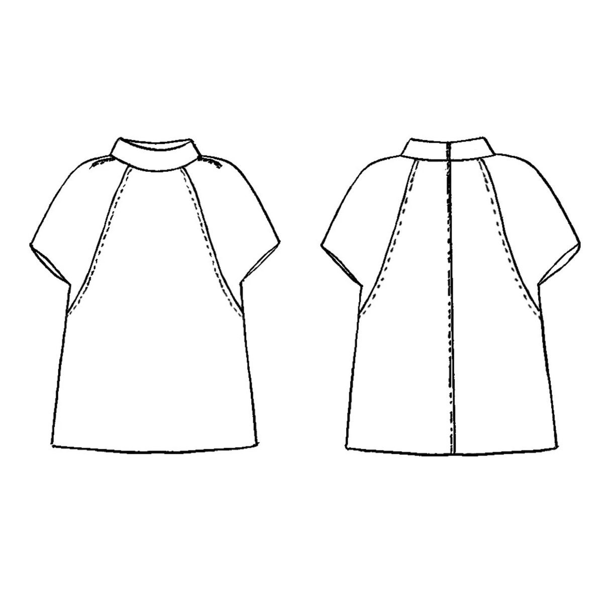Tessuti Zoe Slipover Sewing Pattern 12