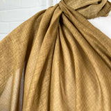 Cotton Silk Golden Brown Dress Fabric The Alchemist CU