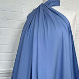 The Big Reveal Blue Plain Cotton Italian Chambray Fabric Mannequin