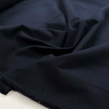 The Last Roll Navy Brushed Cotton Twill German Ex Designer Trouser Fabric CU