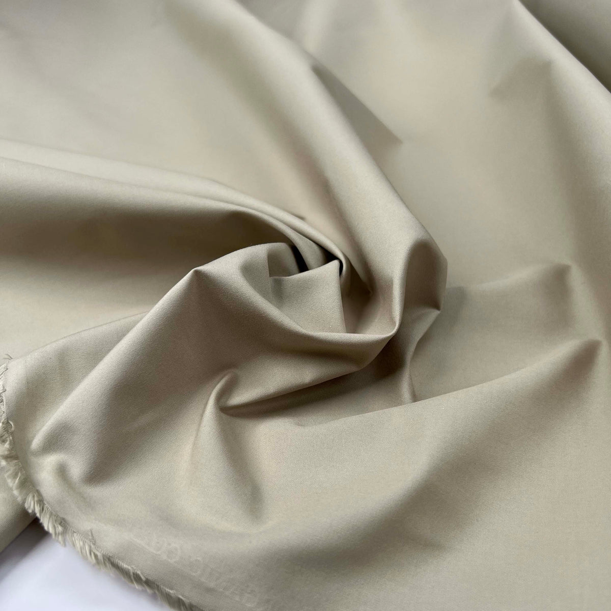 The Perfect Storm Shower Proof Cotton Beige Trouser Fabric CU