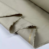 The Perfect Storm Shower Proof Cotton Beige Trouser Fabric Fold