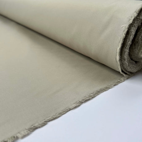 The Perfect Storm Shower Proof Cotton Beige Trouser Fabric Roll