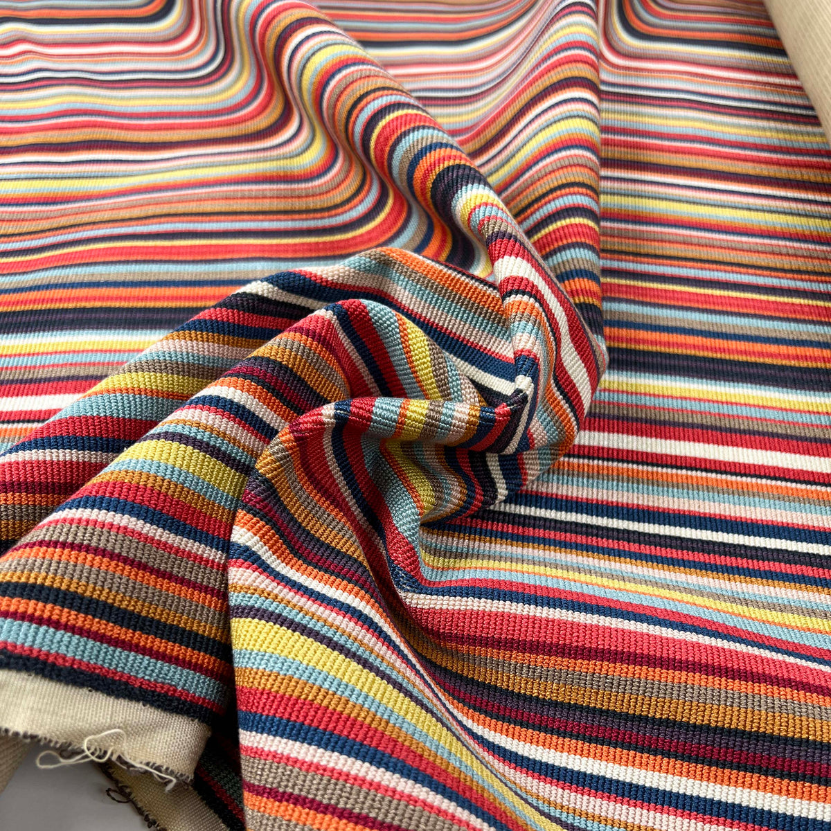 The Thirteenth Stripe Furnishing Multi Colour Deadstock Fabric CU