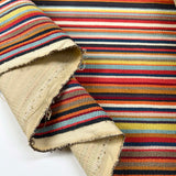 The Thirteenth Stripe Furnishing Multi Colour Deadstock Fabric Fold