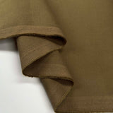 Light Brown Italian Ex-Designer Brushed Cotton Chino Fabric Tom Tom Fold