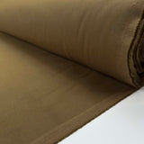 Light Brown Italian Ex-Designer Brushed Cotton Chino Fabric Tom Tom Roll