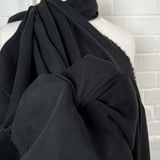 Tremendous Black Tencel Plain Woven Dress Fabric CU
