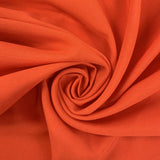 Viscose Plain Flame Red Fine Woven Dress Fabric Twist