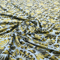 Viscose Jersey - Flowerful Green