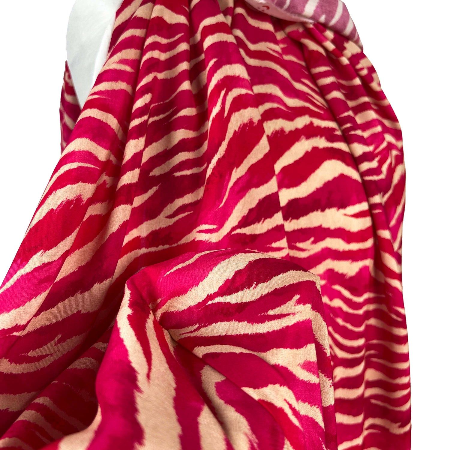 Viscose Lawn - Pink Safari