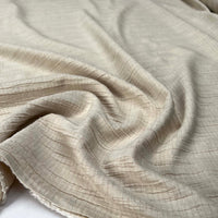 Viscose Linen Crinkle - Champagne