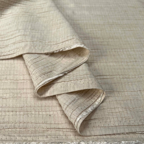 Viscose Linen Crinkle - Champagne