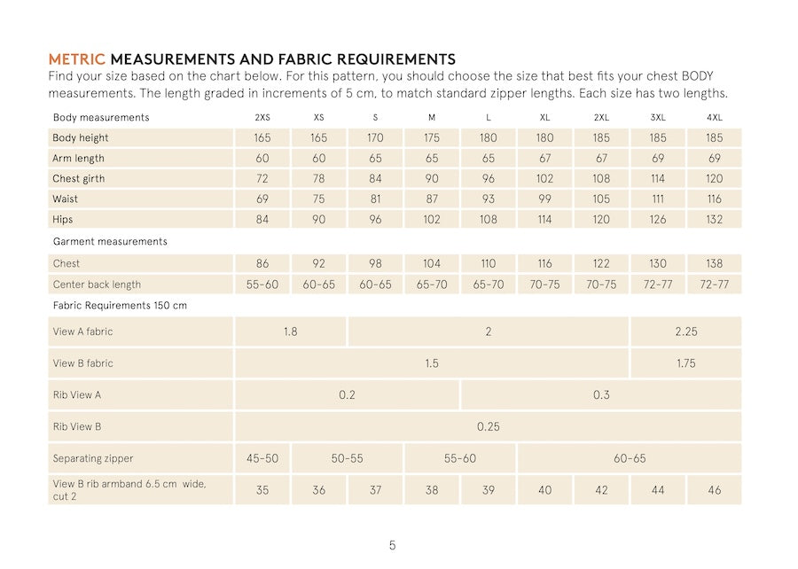 Wardrobe By Me - Unisex Zipper Hoodie Pattern