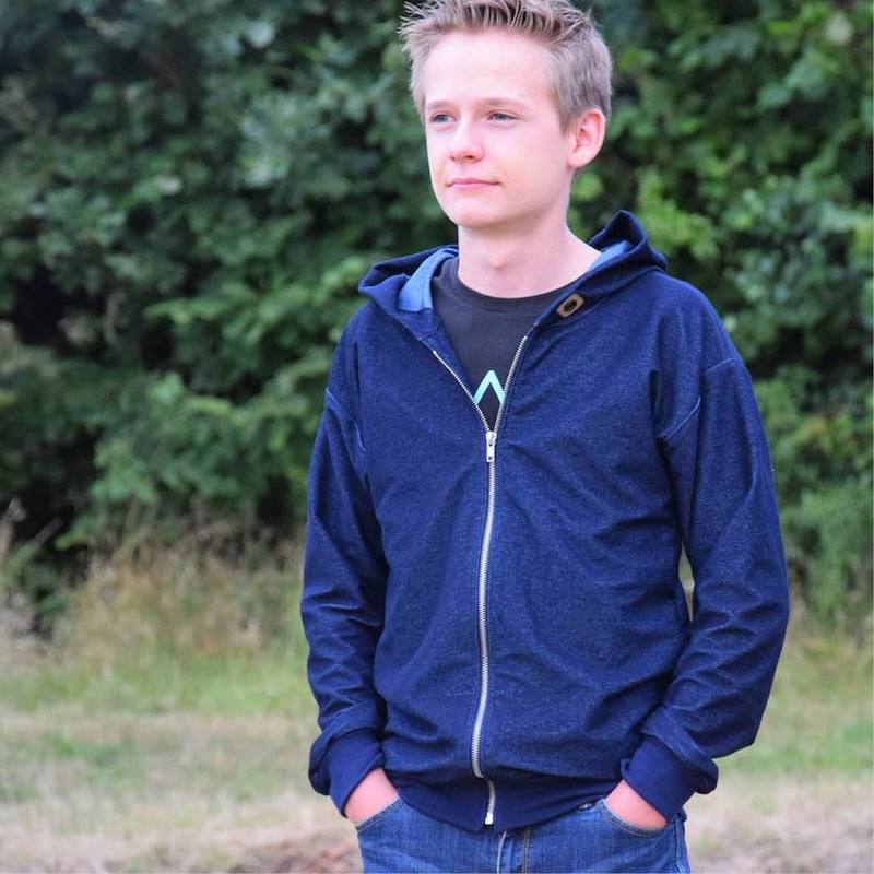 Wardrobe By Me - Unisex Zipper Hoodie Pattern