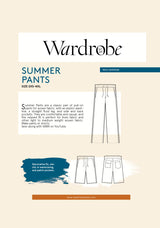 Wardrobe By Me - Men's Summer Trousers & Shorts Pattern