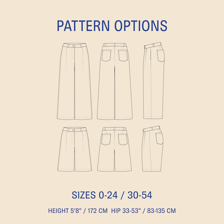 Wardrobe By Me - Bermuda Pants & Shorts Pattern