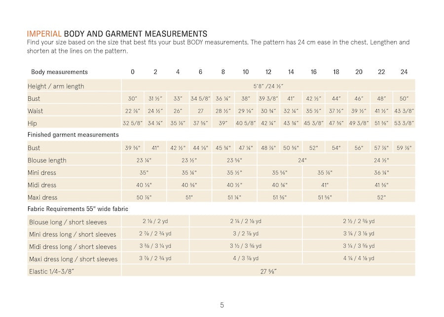 Wardrobe by me - Moira Blouse & Dress Pattern