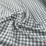 Washed_Cotton_Gingham_Jacquard_Dusty_Blue_Check_White_Woven_Shirting_Fabric_CU