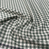 Washed Cotton Gingham Jacquard - Dusty Mint
