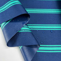 Water Resistant Canvas - Stripe - Blue