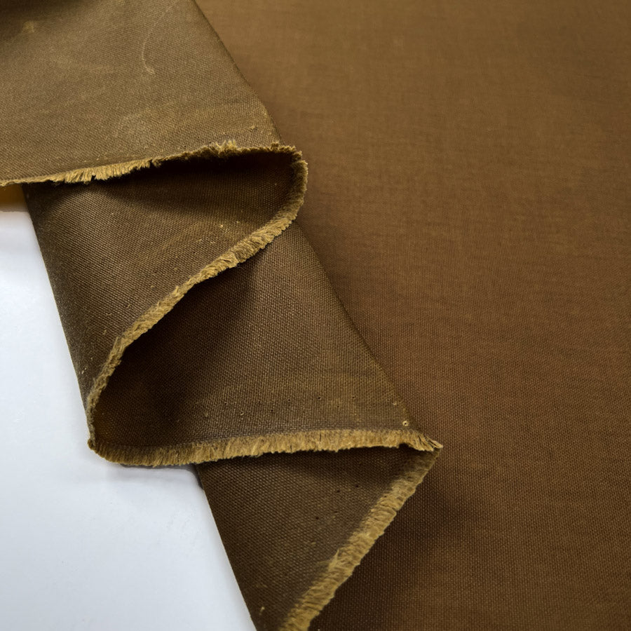 Waxed Cotton Canvas - Tan