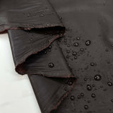 Waxed Cotton Chera 4oz Dark Brown Water Resistant Coating Fabric Splash