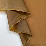 Waxed Cotton Eiger 6oz Caramel Water Resistant Coating Fabric Fold