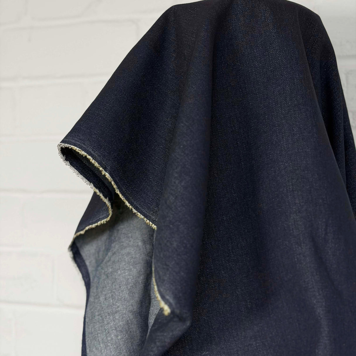 Wide Width Recycled Cotton Denim - Indigo