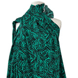 Wild_Zebra_Emerald_Green_Black_Polyester_Animal_Print_Dress_Fabric_Mannequin