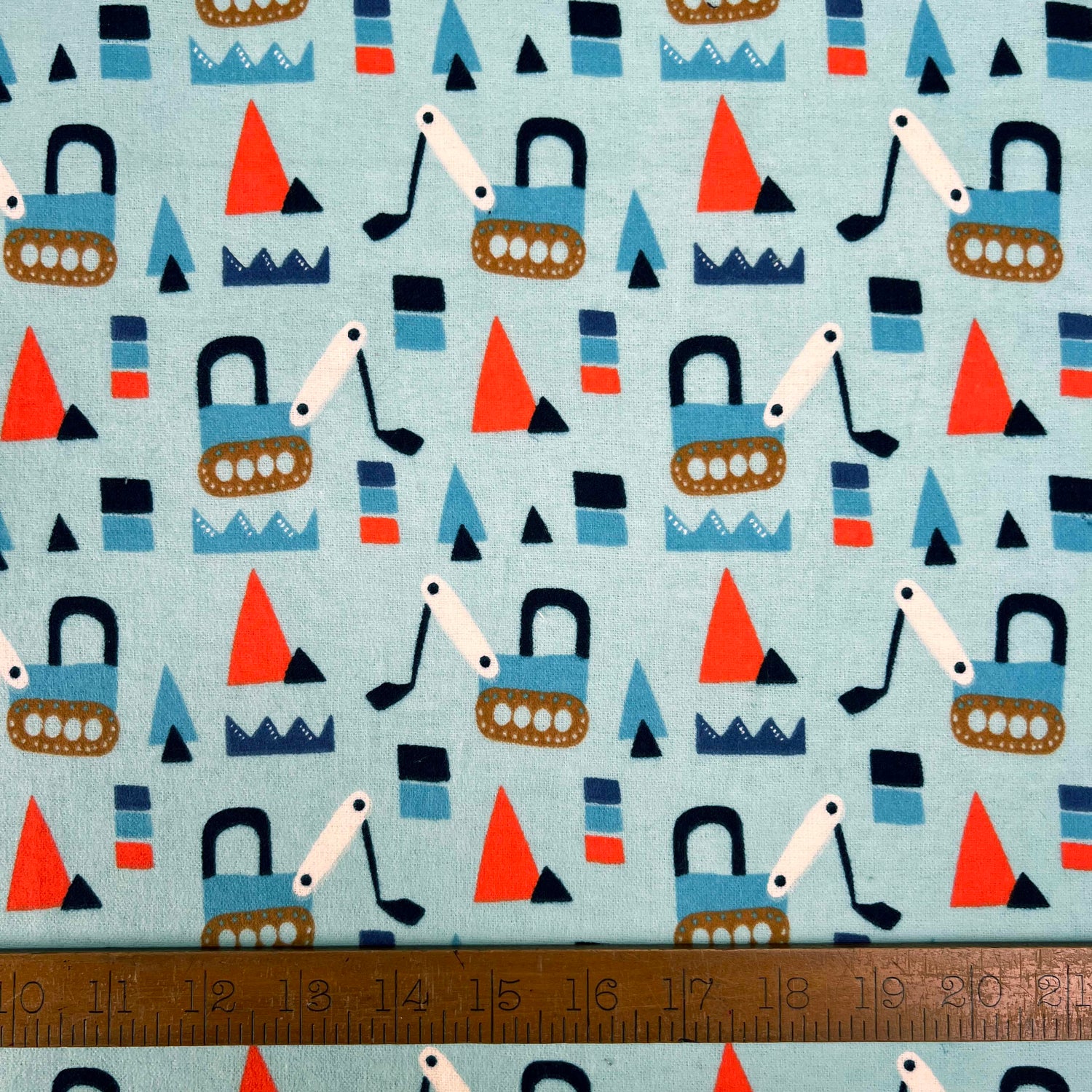 Winceyette - Blue Diggers