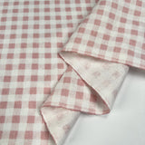 Winceyette Check - Pastel Pink