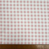 Winceyette Check - Pastel Pink