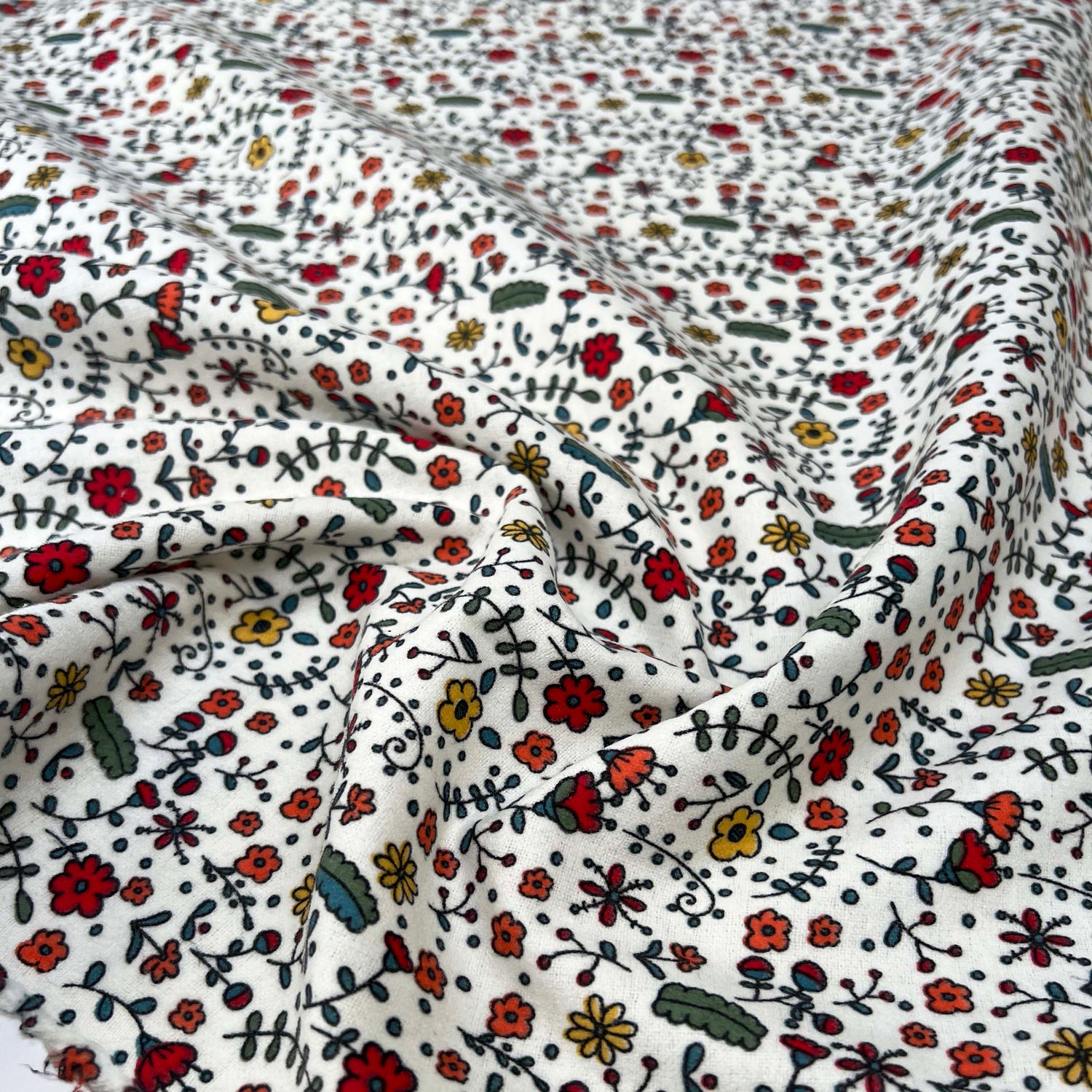 Winceyette - Flowers - Multi