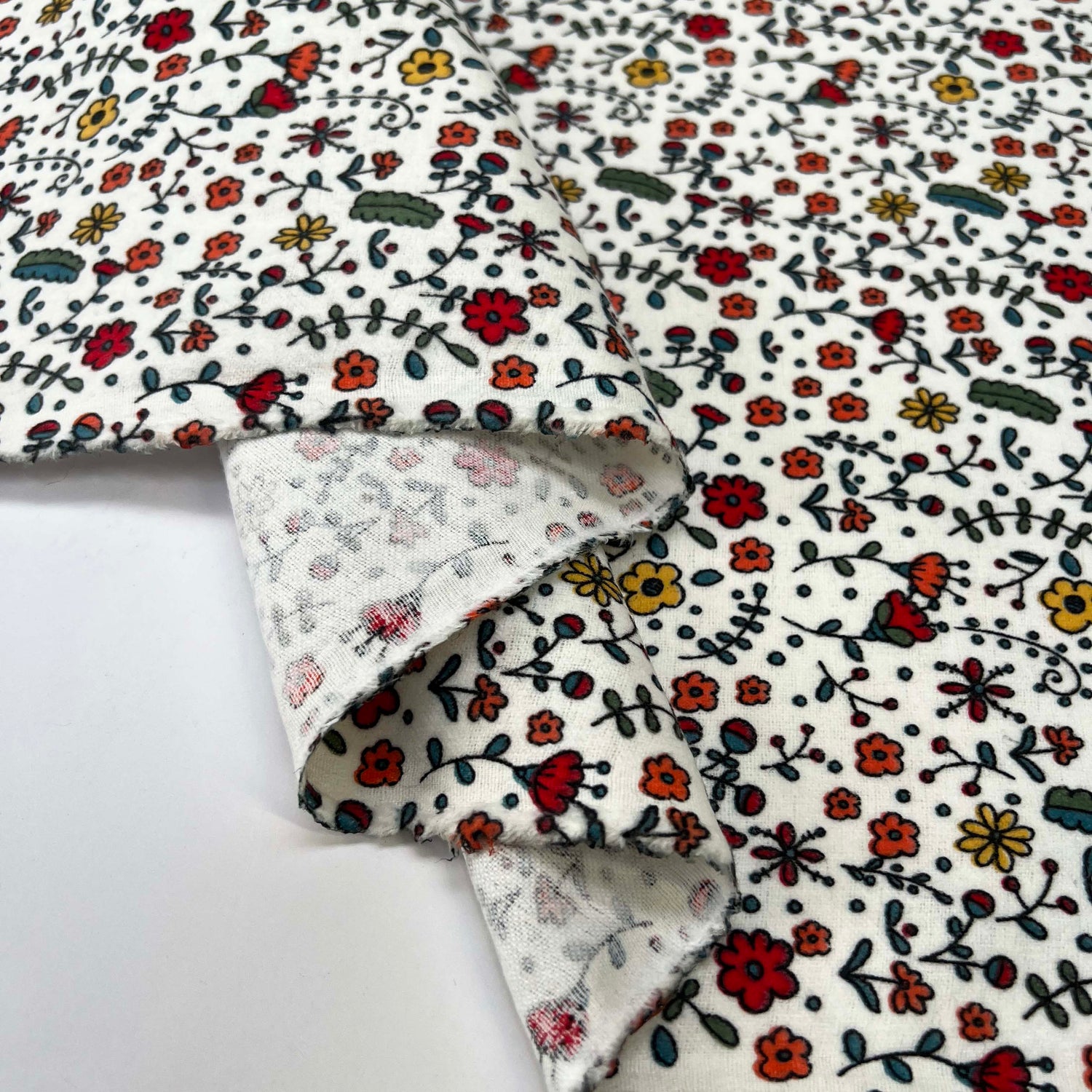 Winceyette - Flowers - Multi