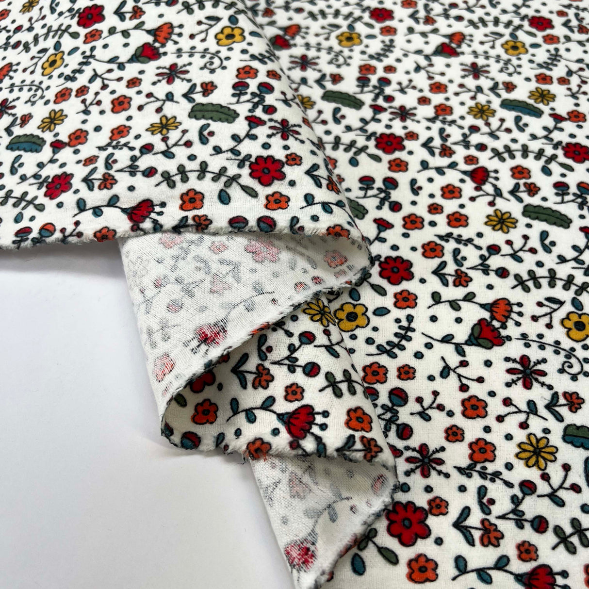 Winceyette - Flowers - Multi