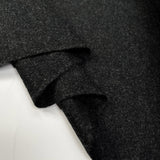 Wool Suiting - Charcoal Melton