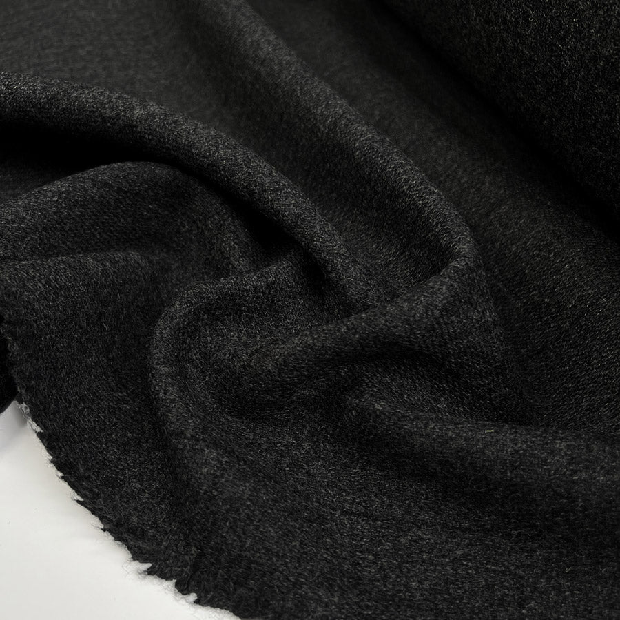 Wool Suiting - Cut Check Grey