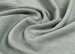 Woven Crepe Aqua Sea Cotton Textured Dress Fabric CU